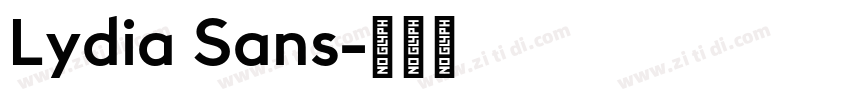 Lydia Sans字体转换